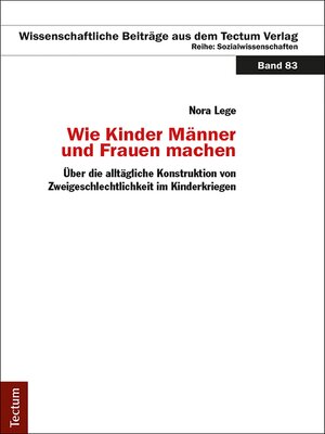 cover image of Wie Kinder Männer und Frauen Machen